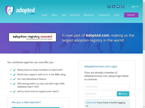 adopteeconnect.com