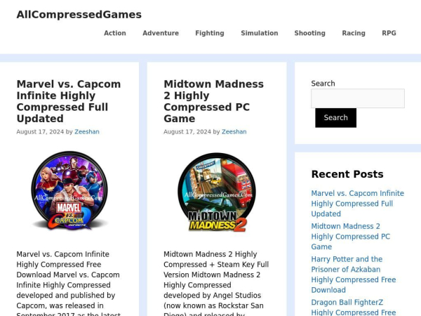 allcompressedgames.com