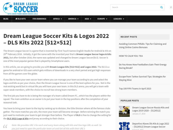 dreamleaguesoccerkitss.com