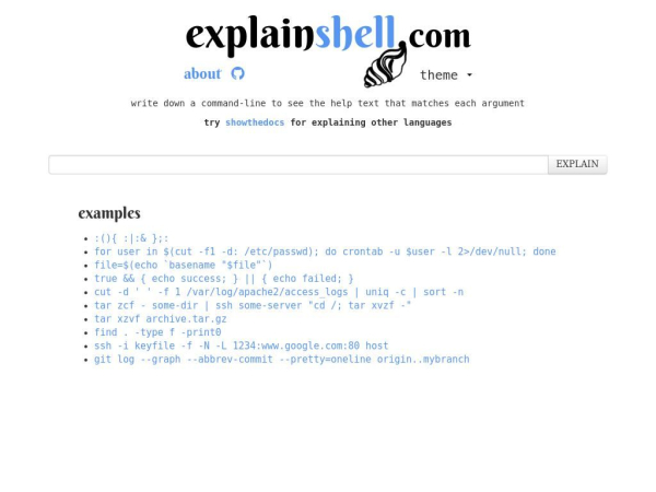 explainshell.com