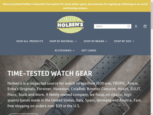 holbensfinewatchbands.com