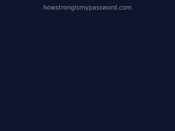 howstrongismypassword.com