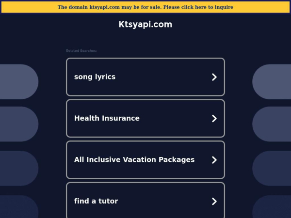 ktsyapi.com