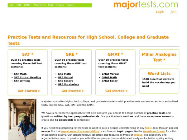 majortests.com