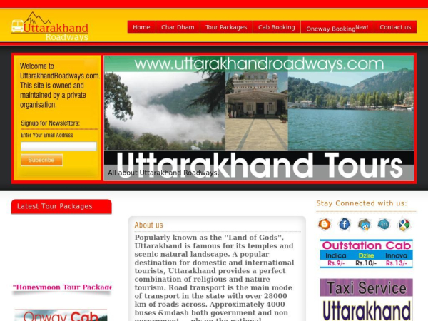 uttarakhandroadways.com